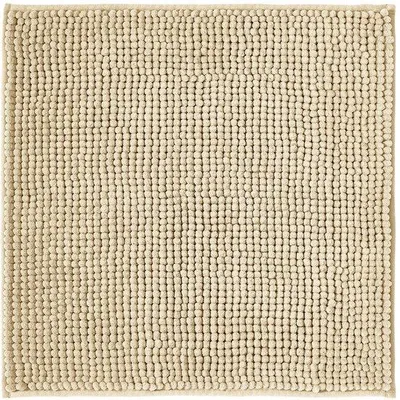 Produktbild von Unyqoos® Chenille-Badematte aus Mikrofaser – weich & saugfähig für Dusche, Badewanne und WC, rutschfeste Unterseite, waschbar bei 30°C