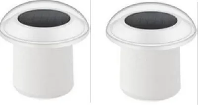 Produktbild von 2x Design Tischleuchte Solar dual colour Charme Farbwechsel incl. Erdspieß 16328