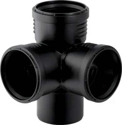 Produktbild von Geberit Silent-PP, Eckabzweiger, 87,5°, d 110/110/110 mm, 1 Stk.