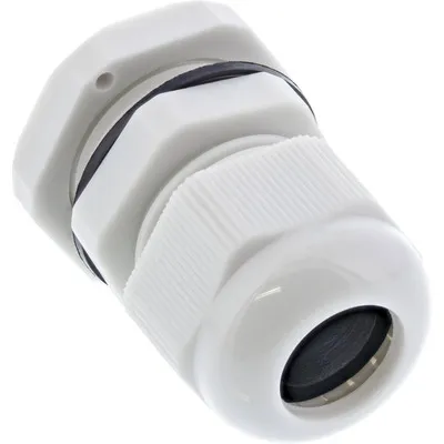 Produktbild von InLine Kabeldurchführung PG 13.5 Nylon IP68 6-12mm, grau, 10 Stück, Grau, 102 g, 120 mm, 140 mm, 30 mm, 112 g