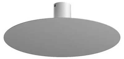 Imagen del producto de Lámpara de techo moderna, disco de metal gris, 5 luces, casquillo Gx53