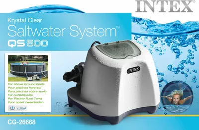 Zdjęcie produktu dla Generator chloru do basenów ogrodowych solinator Krystal Clear Intex 26668