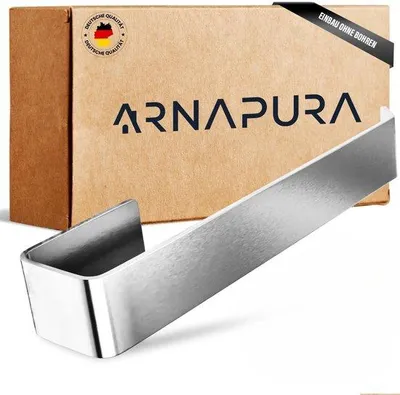 Obrázok produktu pre Samolepiaci držiak na uteráky z nehrdzavejúcej ocele do kúpeľne a kuchyne