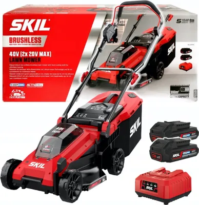 Productafbeelding van Skil GM1E0130BA Elektrische grasmaaier, 34 cm maaibreedte