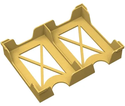 Produktbild von Kartenhalter für 120 Spielkarten 50 x 75 mm, 2 Fächer