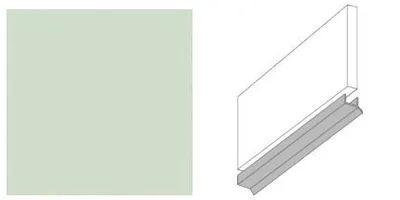Produktbild von Getalit Sockelprofil 300 cm, 16 x 20 mm, transparent