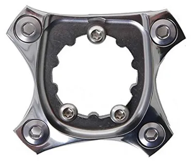 Produktbild von SRAM Kurbelstern "XX1" 11-fach, ohne Kettenblatt, inkl. Kettenblattschrauben, 76 mm Lochkreis, grau für BB30 Kurbel