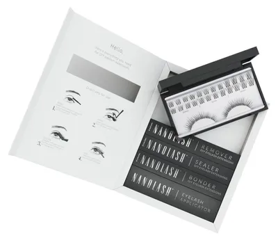 Produktbild von Nanolash DIY Eyelash Extensions Starter Kit Set zur Wimpernverlängerung für zu Hause Classy