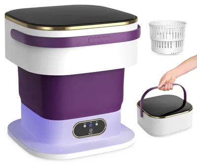 Produktbild von Mini-Waschmaschine 15L mit Schleuder - Tragbare Waschmaschine - Faltbare Waschmaschine