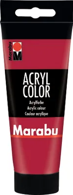 Produktbild von Marabu 12010050032, 100 ml, Rot, Satin, Tube, Wasserfest