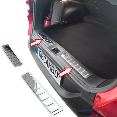 Obrázek produktu pro Ochrana nárazníku z nerezové oceli uvnitř chromu vhodná pro Renault Kadjar | BJ 2015-2022