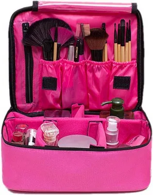 Produktbild von Reise-Make-up-Tasche - Große Wasserfeste Reisetasche für Damen und Mädchen - Toilettenbeutel.