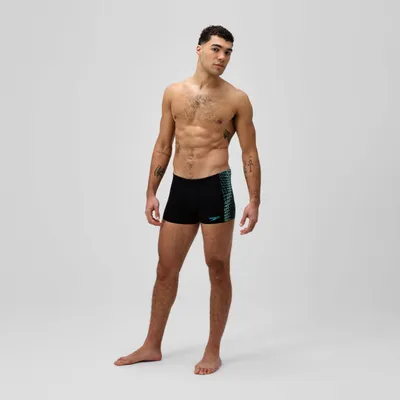 Produktbild von SPEEDO Herren 00-522-3002 END+ TECH PANEL AQUASHORT Schwarz Blau, S