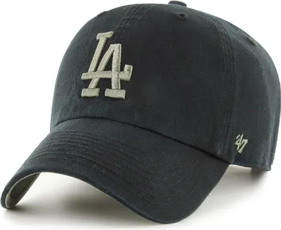 Produktbild von '47 Brand MLB Los Angeles Dodgers Ballpark Camo 47 CLEAN UP Cap Black