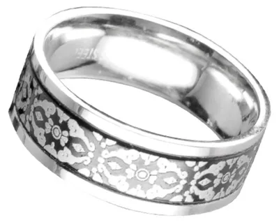 Produktbild von Edelstahl Ring mit Tribal 62 (19.7 mm Ø)