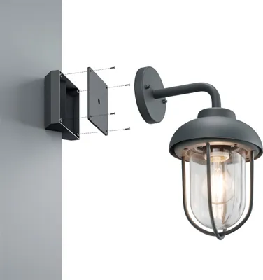 Immagine prodotto di Montaggio ad angolo per le luci da esterno Trio luci angolari a parete luci angolari a parete per esterno