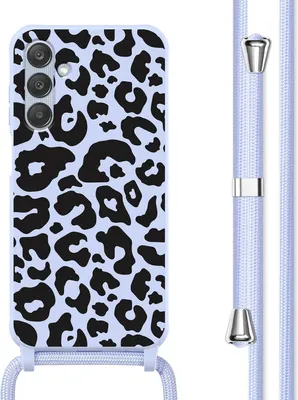 Image de imoshion Étui design en silicone avec cordon pour le Samsung Galaxy A25 (5G) - Lilas animal