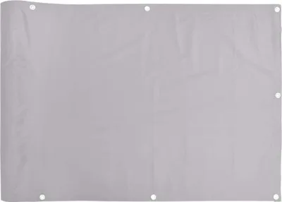 Image de vidaXL Pare-vue balcon Gris 400x90 cm PVC