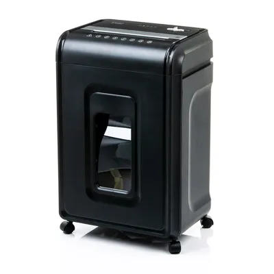 Zdjęcie produktu dla Niszczarka ścinkowa do dokumentów Verotech VS-2020CC / 20 kartek / 4 x 38 mm / 26 L / P-4 / czarna