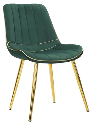 Obrázek produktu pro FURNLUX Křeslo Paris Green 51cm (2 kusy) / Hlavní barva: zelená / Rozměry: 51 x 79 x 59 cm