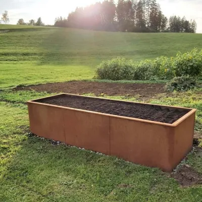 Produktbild von Edelrost Hochbeet Bausatz Terradix Hochbeet Bausatz Terradix - 100x100 cm