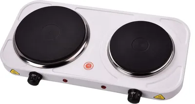 Produktbild von 1500W 2 unabhängige Kochplatten, Temperaturregler, Gusseisen