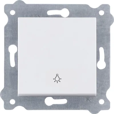 Image de Détecteur lumineux / Bouton-poussoir simple Blanc 205/01E EXEN