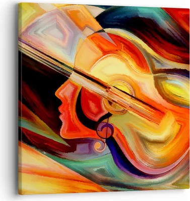 Produktbild von Bild auf Leinwand - Leinwandbild - Abstraktion modern - 40x40cm - Wand Bild - Wanddeko - Wandbilder - Leinwanddruck - Bilder - Kunstdruck - Wanddekoration - Leinwand bilder - Wandkunst - AC40x40-3669