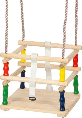 Immagine prodotto di Altalena LEQ HANAKO, 30x30 cm, per bambini, in legno
