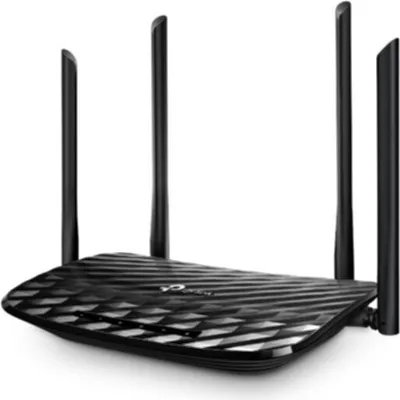 Produktbild von TP-Link WLAN Router Archer C6 AC1200 Schwarz, 4 externe, 1 interne Antenne