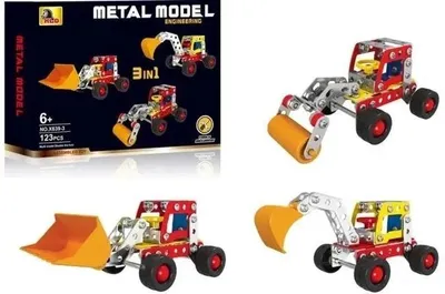 Produktbild von Metall-Konstruktionsset 3-in-1 - Merkpol