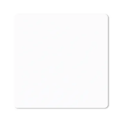 Produktbild von MuchoWow® Mauspad Mousepad Einfarbig - Design - Weiß - Muster 30x30 cm - Mousepads - Maus Mat - Pad - Mausunterlage - Gaming