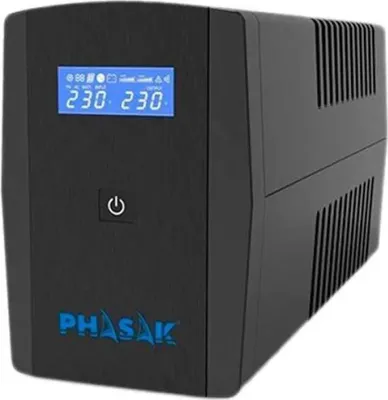 Productafbeelding van Phasak Sirius, line-interactieve omvormer, 1,26 kVA, 720 W, pseudo-sinusgolf, 162 V, 290 V