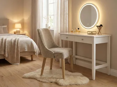 Produktbild von Designstuhl Diamond Cremefarbig – elegante Form und ergonomisch geformte Rückenlehne