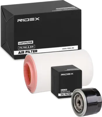 Produktbild von RIDEX Filterset Inspektionspaket Filtersatz für FIAT Ducato Kastenwagen (250, 290) Ducato Pritsche / Fahrgestell (250, 290) Ducato Bus (250, 290)