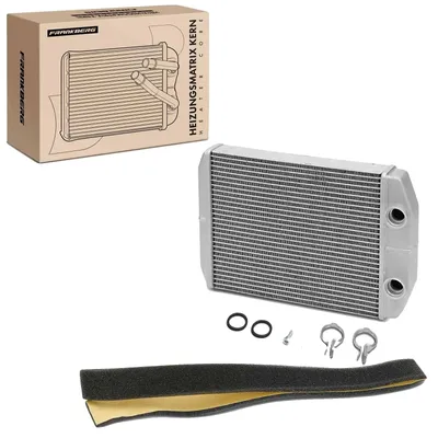 Zdjęcie produktu dla Wymiennik ciepła, aluminium, długość 190 mm, szerokość 158 mm, głębokość 26 mm, kompatybilny z Fiat