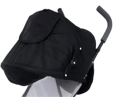 Produktbild von Verstellbares Kinderwagen-Sonnendach, UV-Schutz, Wasserdicht, Mit Netzfenster & Taschen, Universal Baby Buggy Sonnenschutz