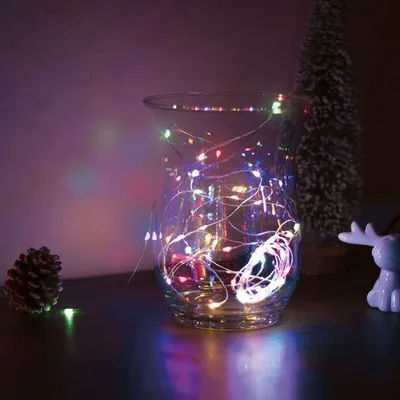 Obrázok produktu pre Vianočná LED sveteľná reťaz - 5 m - 50 LED - multi