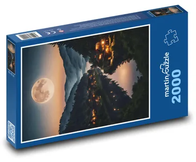 Obrázok produktu pre martinpuzzle - Puzzle 2000 - Údolie rieky za úplnku