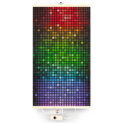 Immagine prodotto di Riscaldamento a infrarossi termostato immagine riscaldatore pannello di riscaldamento a infrarossi radiatore 430W riscaldatore elettrico con motivo a mosaico