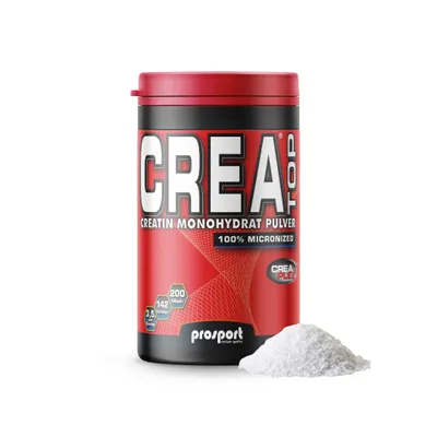 Produktbild von Prosport CREA® TOP Kreatin Monohydrat Pulver 500g – 100 % mikronisiertes Creatin, 142 Portionen, 3g Kreatin pro Tagesportion, Nahrungsergänzungsmittel