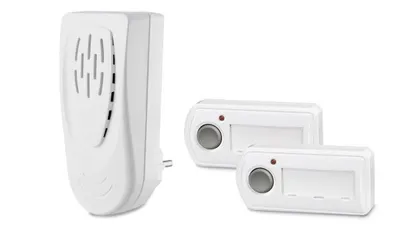 Produktbild von Elektrobock BBZ52 Drathlose Klingel für Batterien, 2 x Sender, 12 V