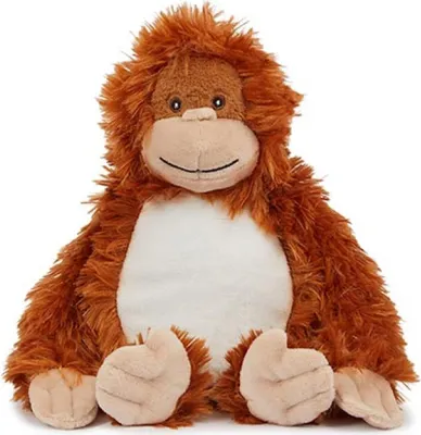 Produktbild von Mumbles MM060 | Mini-Häschen, Löwe, Giraffe, Einhorn und Eule Print Me - Farbe: Orang-Utan - Größe: One Size