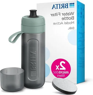 Obrázok produktu pre Tmavozelená športová fľaša s objemom 600 ml s filtrom