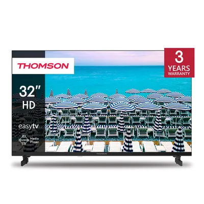 Produktbild von Thomson 32 Zoll (81 cm) LED HD Easy TV – Kein Smart – Hotel Mode, USB, HDMI, Triple-Tuner (Kabel/Satellit/Antenne), AV IN, CI+,  Panel – 32HD2S13