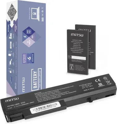 Obrázok produktu pre Mitsu Battery for HP 6530b, 6735b, 6930p 4400 mAh (48 Wh) 10.8 - 11.1 Volt