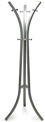 Ständer-Kapstok, Metall, 58x58x180 cm, grau