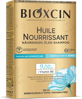 Produktbild von Bioxcin Pflege-Shampoo mit nährenden Ölen - Für trockenes & geschädigtes Haar