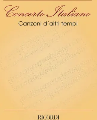 Produktbild von Various Concerto Italiano: Canzoni D\'Altri Tempi