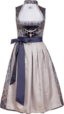 Produktbild von Edelnice Midi Dirndl 2-teilig Marianna Stehkragen 50